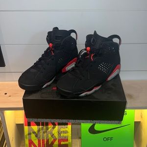Jordan 6 retro’s 2019 black infrared size 10